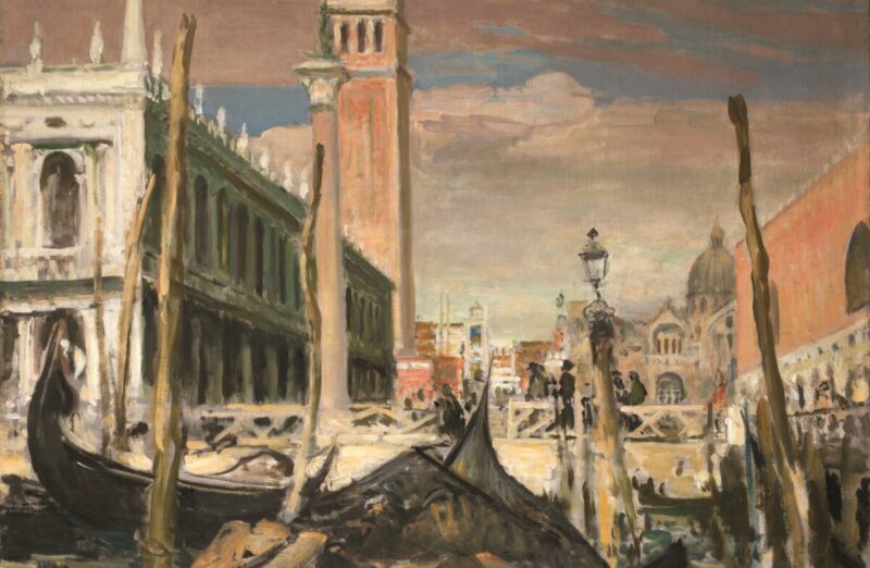 Jacques-Émile Blanche (1861-1942) Venise. La Piazzetta,1912
